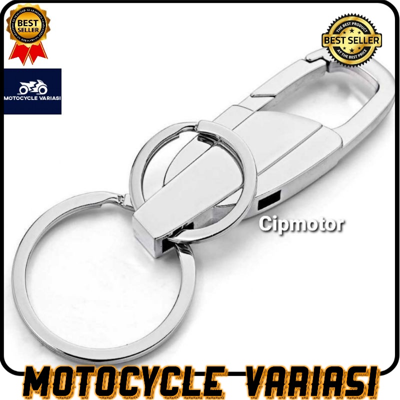 Gantungan Kunci Stainless Carabinal HONDA PCX ADV VARIO BEAT SCOOPY CB150R MEGAPRO CBR150RR Forza [COD]