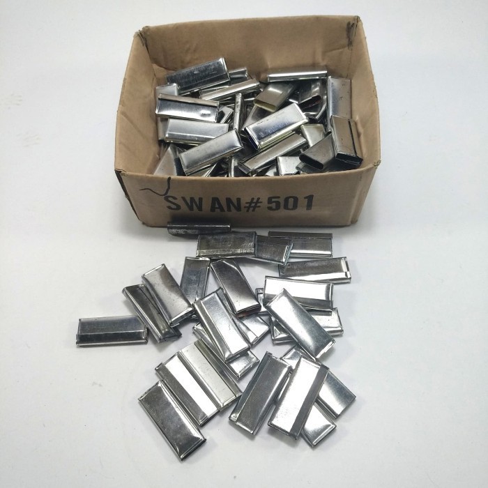 Clamp Tali Straping 5/8" Swan # 501- 90pcs/ Clip Tali Straping