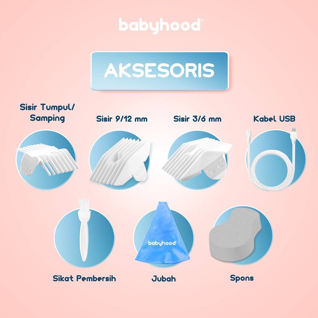 Babyhood Hair Clipper  (Alat cukur Rambut bayi)