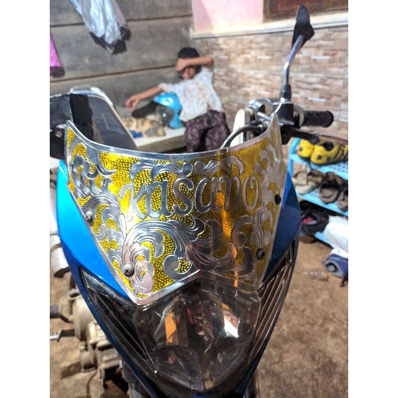 visor satria FU facelit dan FU barong ukir