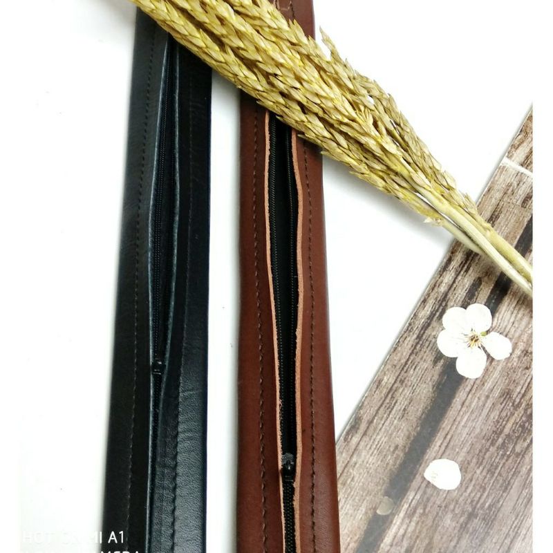 Ikat pinggang pria Gesper Belt resleting Sabuk kulit sapi asli panjang jumbo isim jimat MUrah 150 cm