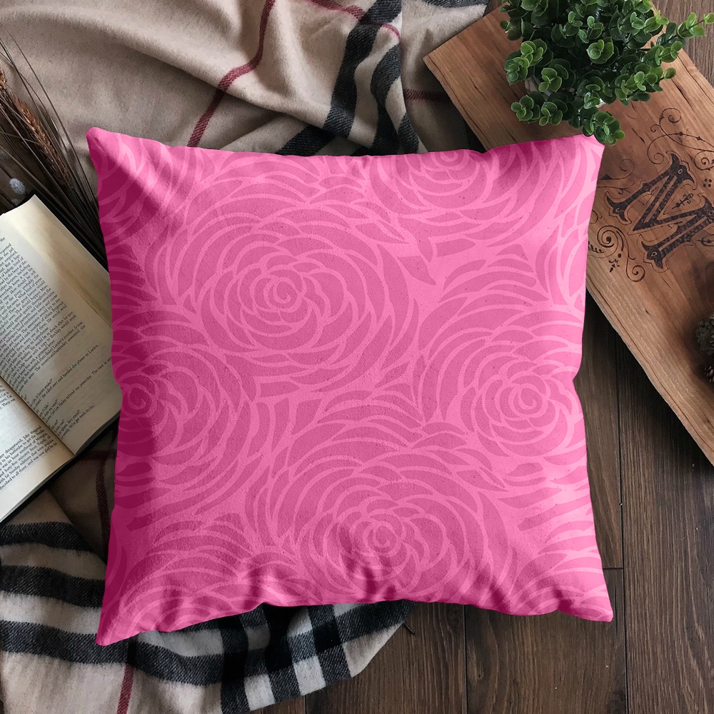 Monalisa Sarung Bantal Sofa 40 x 40 cm / Sarung Bantal Sofa Jacquard Emboss - Polos