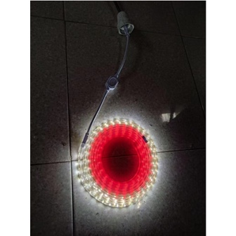 PAKET LAMPU LED STRIP SELANG MERAH+ PUTIH +ADAPTOR 3528 220V 4M~ 10METER MERAH+ PUTIH