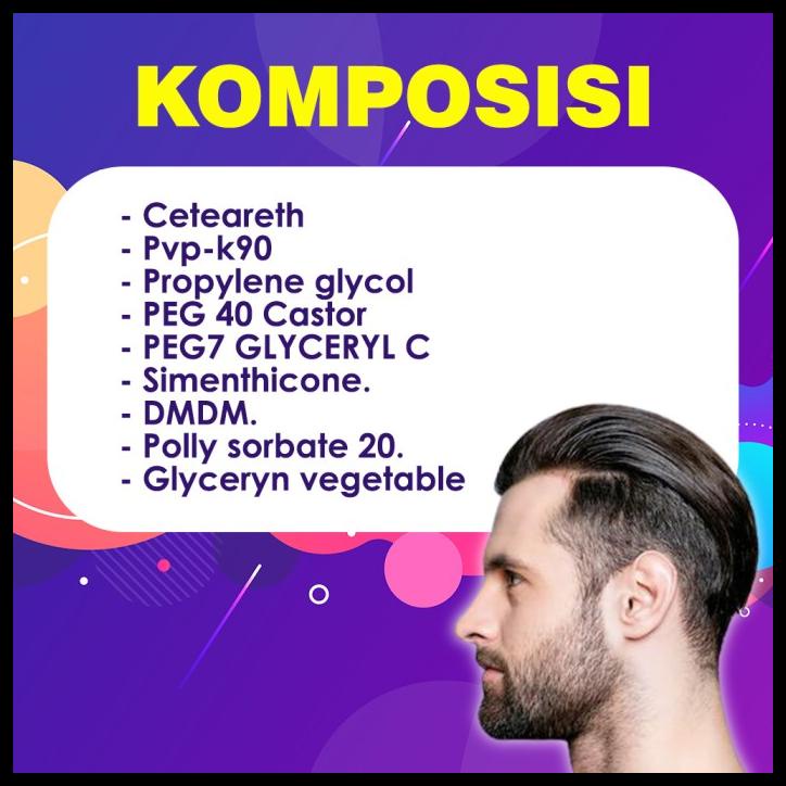 Minyak Rambut Styling Gel Minyak Rambut Pomade Water Based Pomade Kopi