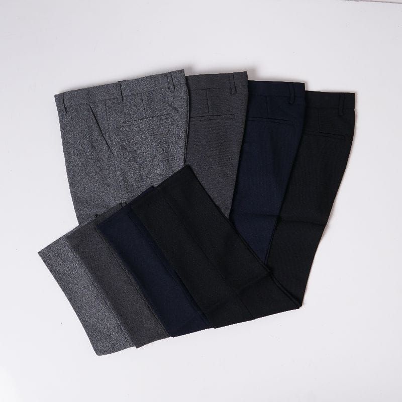 CELANA KANTOR FORMAL PRIA SLIMFIT ORIGINAL BAHAN DASAR KAIN WOLL PREMIUM