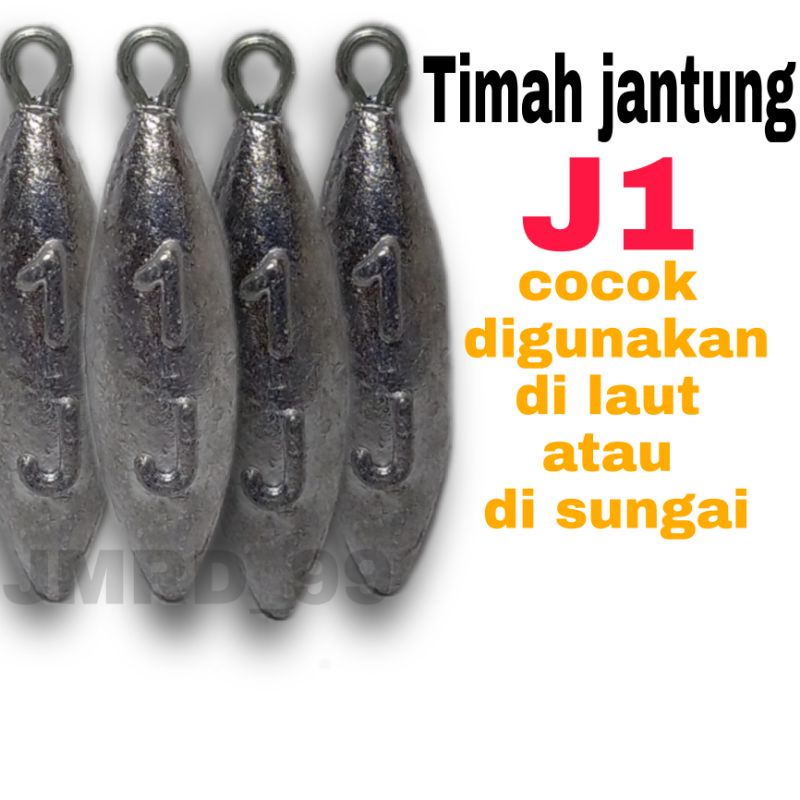 timah /pemberat pancing type j1