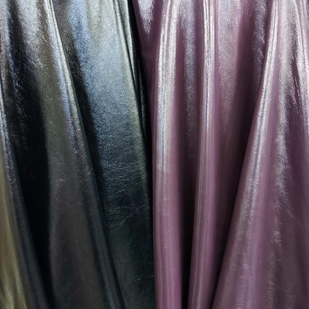 ❊ kain kulit sintetis/bahan jaket dan sepatu - Hitam ✸