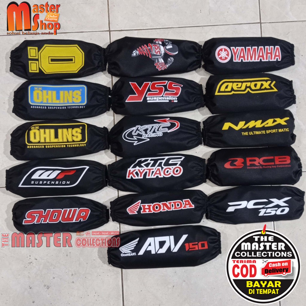 Sarung shockbreaker, Cover Shock, pelindung shock belakang Sepeda motor universal Sarung Shock / Cover Sok YSS KTC Kytaco RCB Racing Boy Ohlins WP Showa HRC