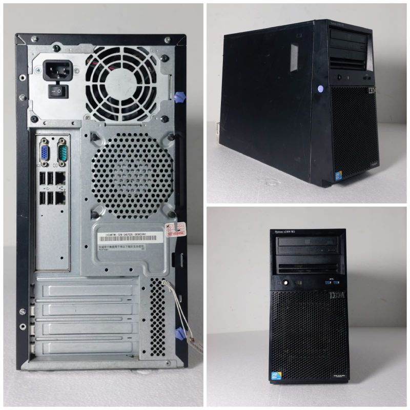 Pc Server Ibm X3100 M5 Tower Xeon E3-1220 V3 Ram 8Gb Hdd 500Gb