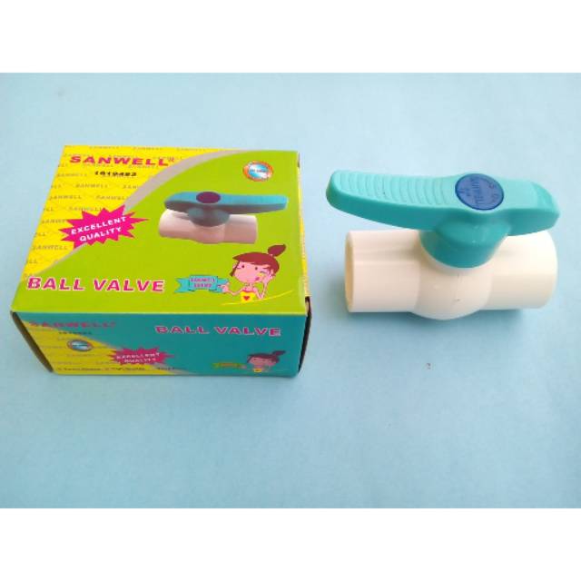 Balvalep / Ball Valve PVC 1&quot; Sanwell