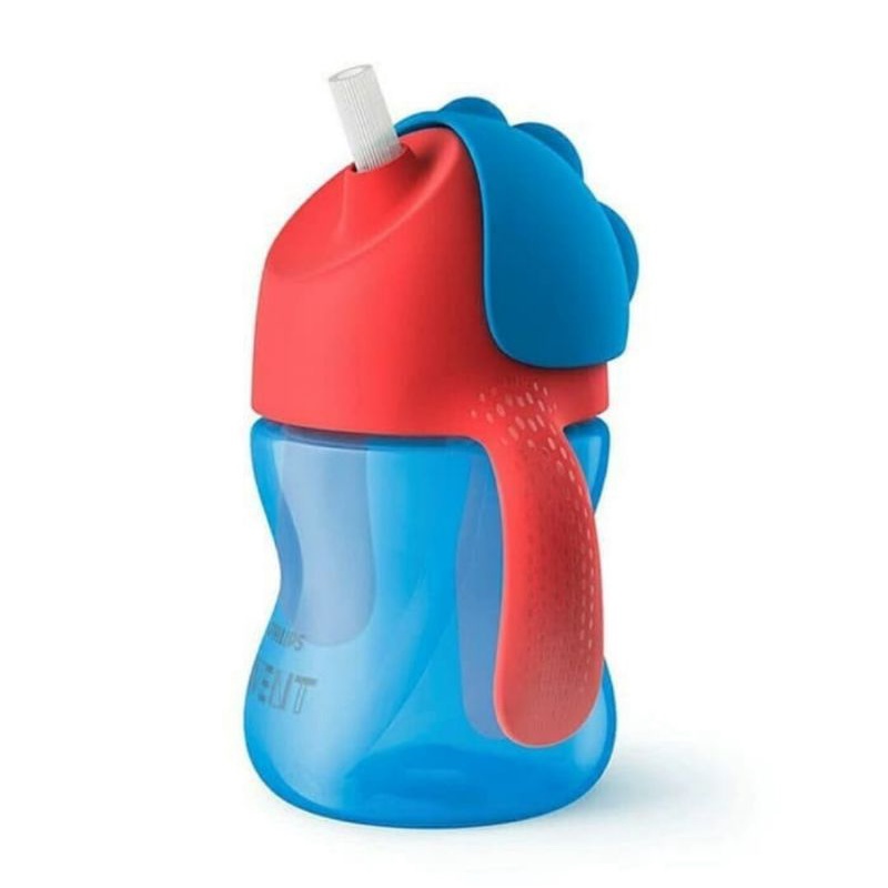 Philips Avent Straw Cup Bottle 7 Oz (200 ml)/Botol Minum Anak Avent