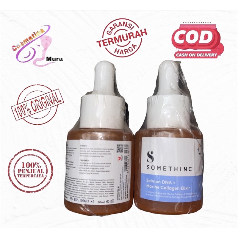 [ 20 ML ] serum salmond dna - Somethinc Salmon DNA + Marine Collagen Elixir 20ML