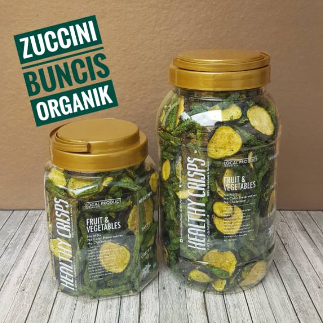 

Healthy crisps zuccini buncis organik