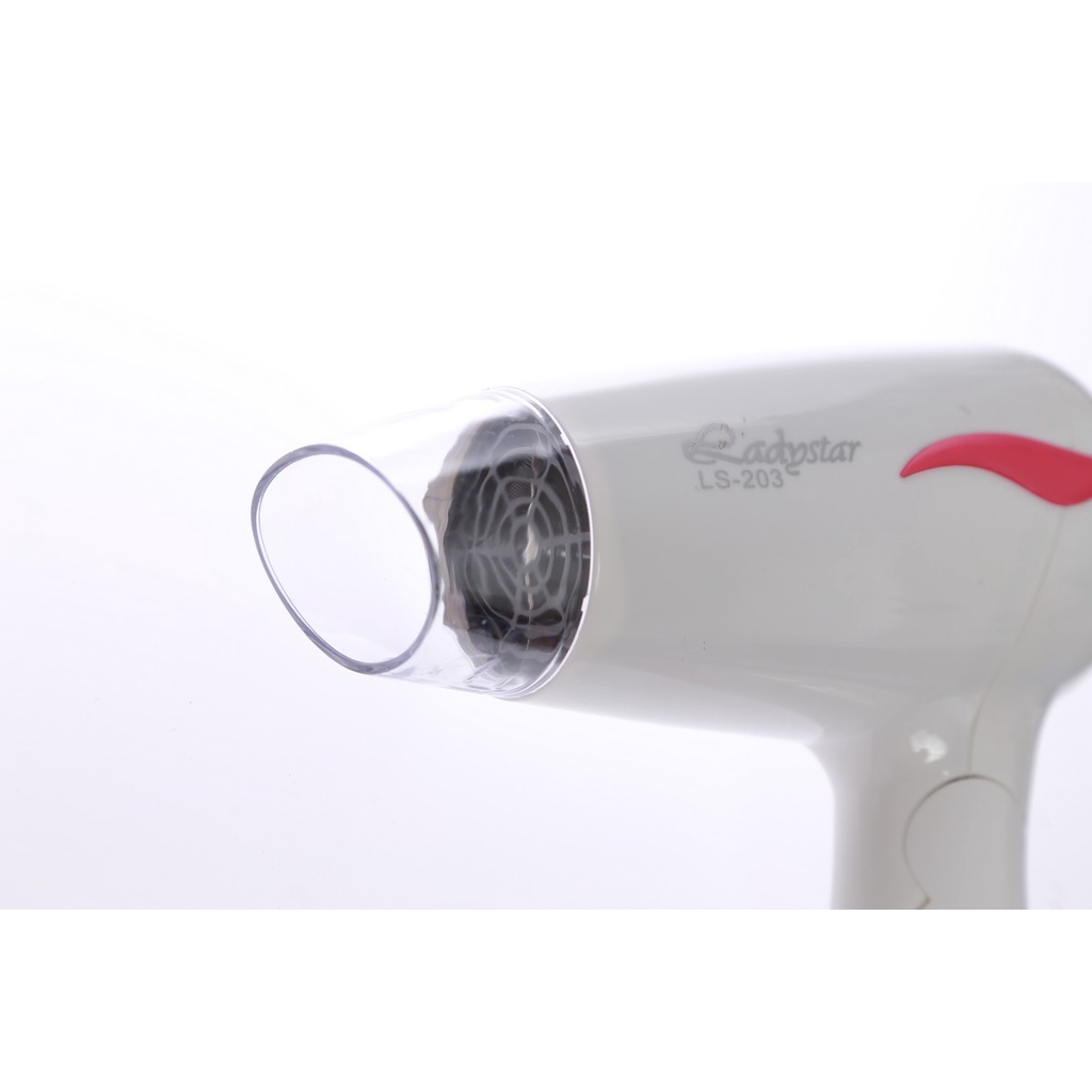 Hairdyer Ladystar Ls-203 pengering rambut profesional yang bisa dilipat original dan murah protable