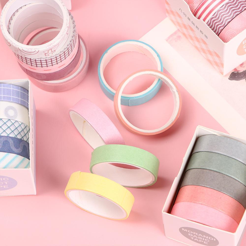 Populer Washi Tape Set Label DIY Dekorasi Scrapbooking Kartun Stiker