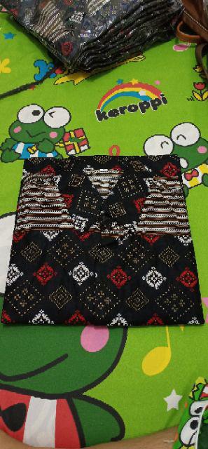 Hem Batik Lengan Pendek Motif Abas