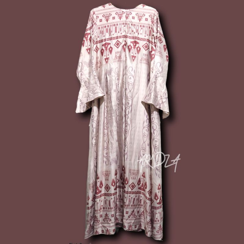 [PRELOVED] Kambera Dress Gamis Velvet Maroon Cantik WK Wearing Klamby Original Asli Ori Dior Silk