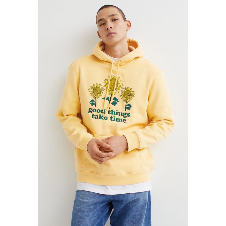 Hoodie H&amp;M SUNFLOWERS Good Things take me