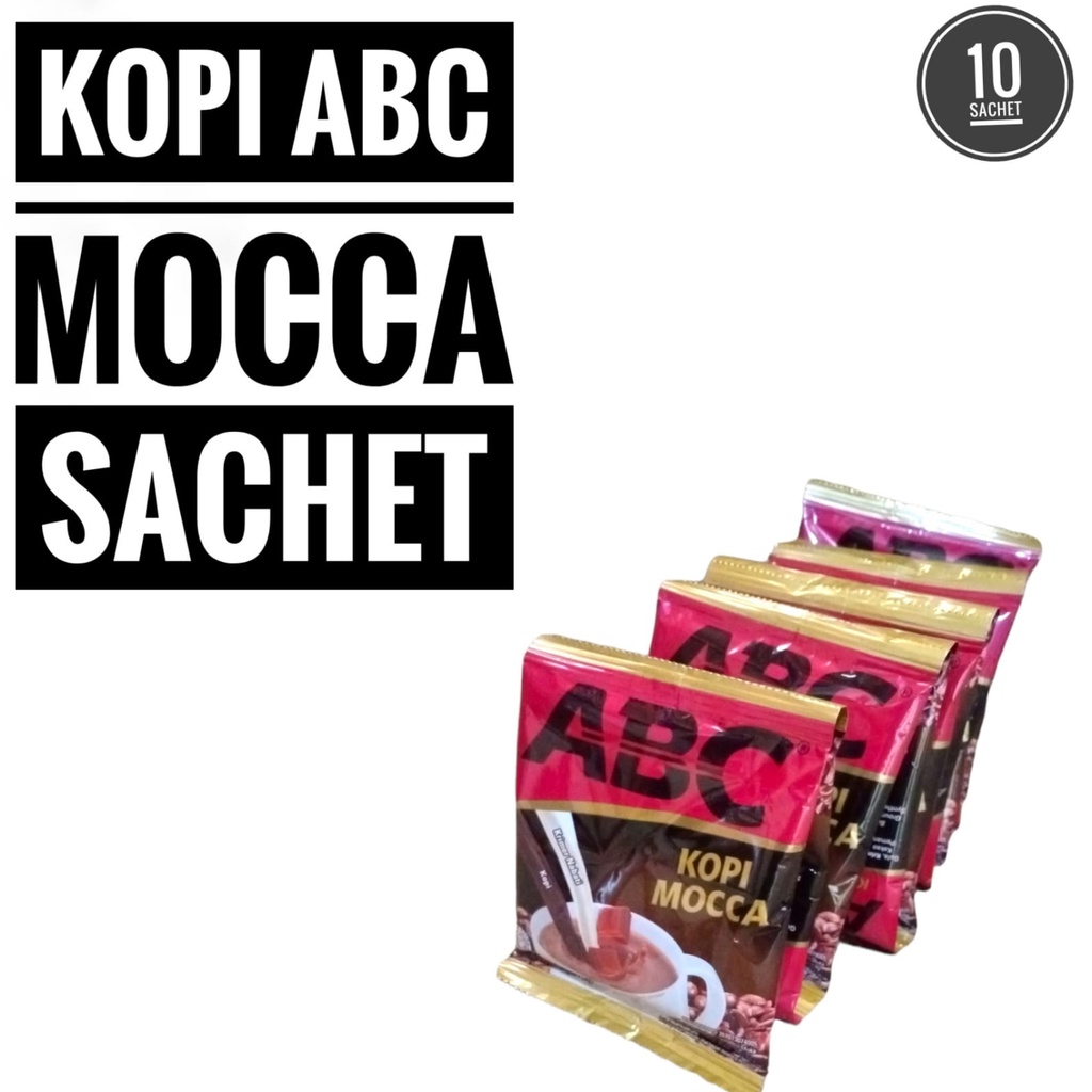 

MJP || KOPI ABC MOCCA 1 RENCENG ISI 10 SACHET