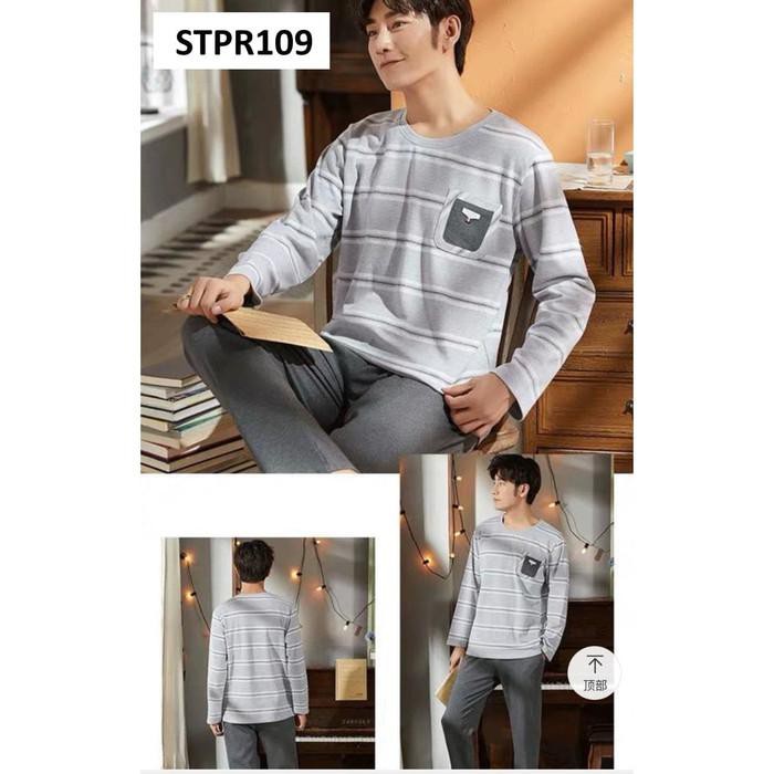 Grosir Baju BAJU TIDUR PRIA PIYAMA PRIA LENGAN PANJANG