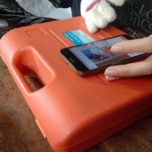 Orange Mesin Air Nailer 1022 Staples Angin Tembak Paku Mollar Bagus