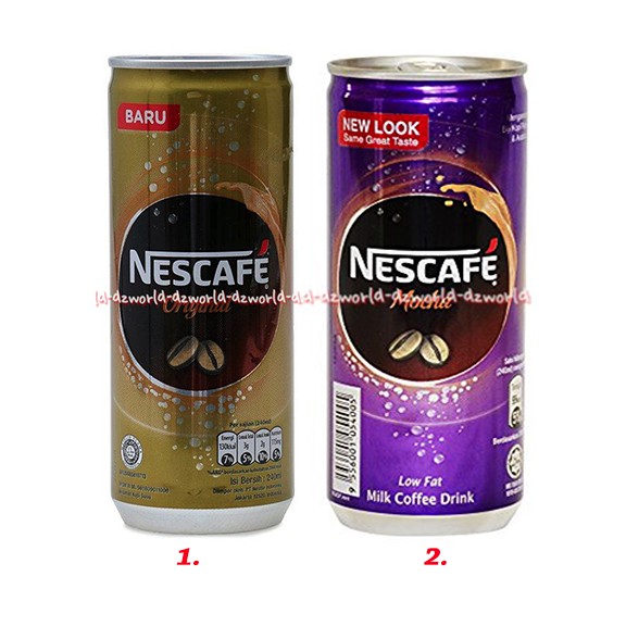 

Nescafe Mocha Kopi Rasa Mocca Kaleng 240ml Nescafe Original Kopi Susu Kaleng Siap Minum