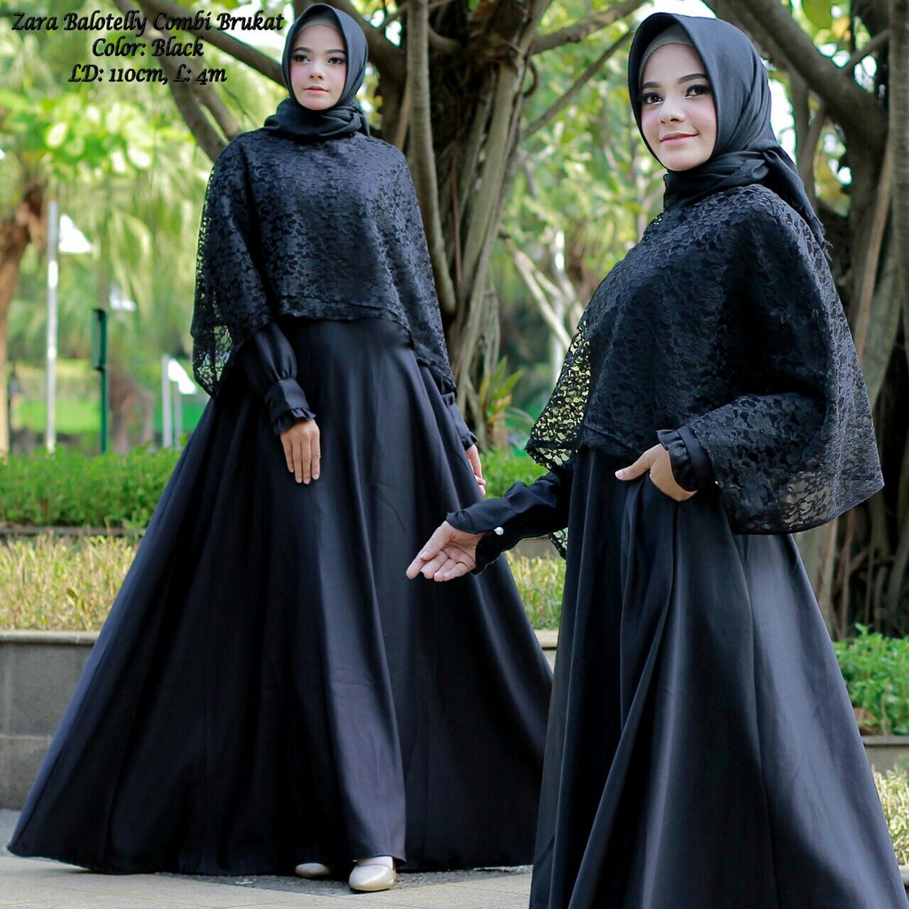 REAL PICT 100%: Balotelly Combi Brukat Zara