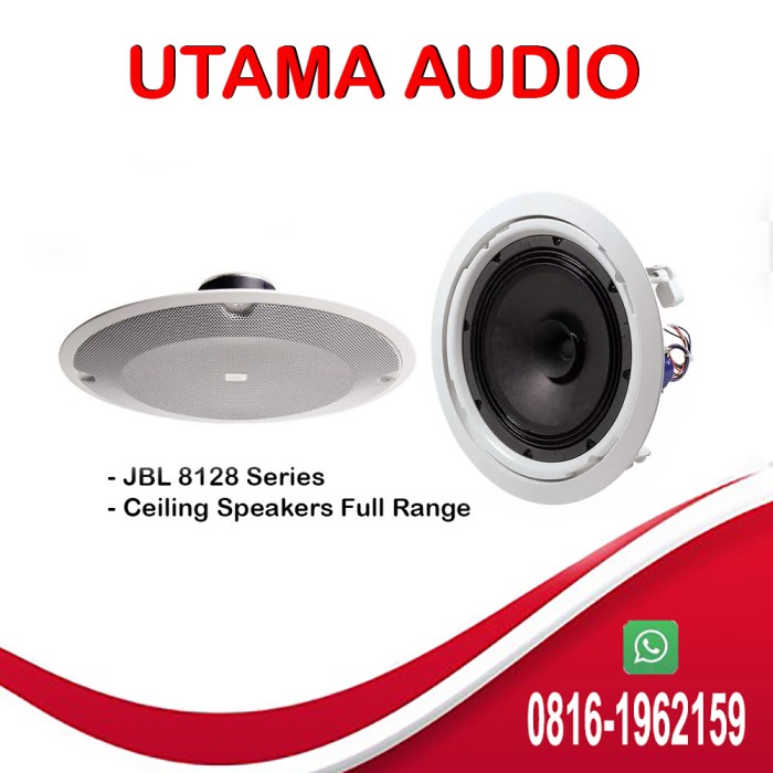 Speaker Jbl - Speaker Ceiling Jbl 8128 Full Range 8" Original 8100 Series
