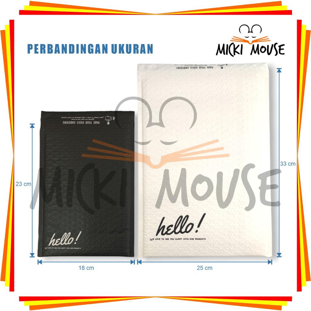 

Amplop bubble mailer bubble wrap envelope rusfet / satuan
