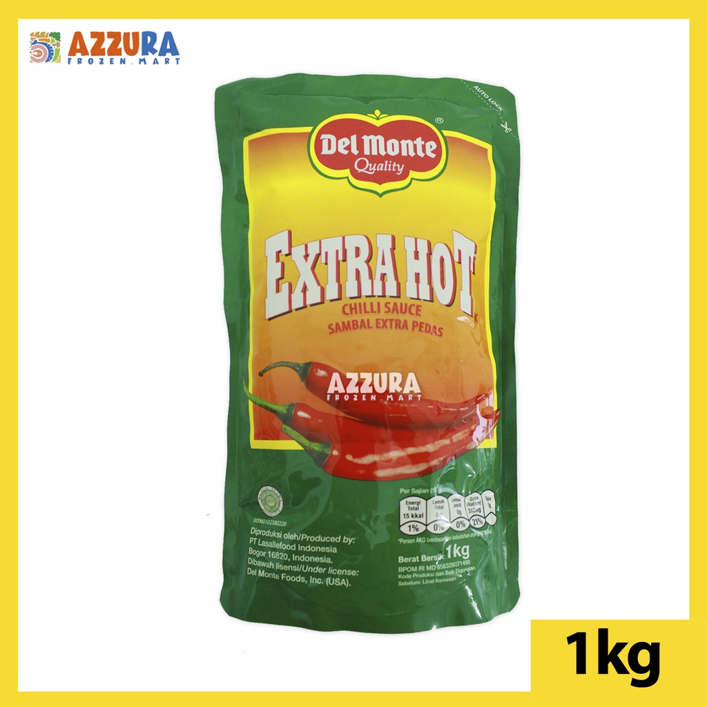 

Del Monte Extra Hot Chili Sauce Saus Sambal Extra Pedas 1kg