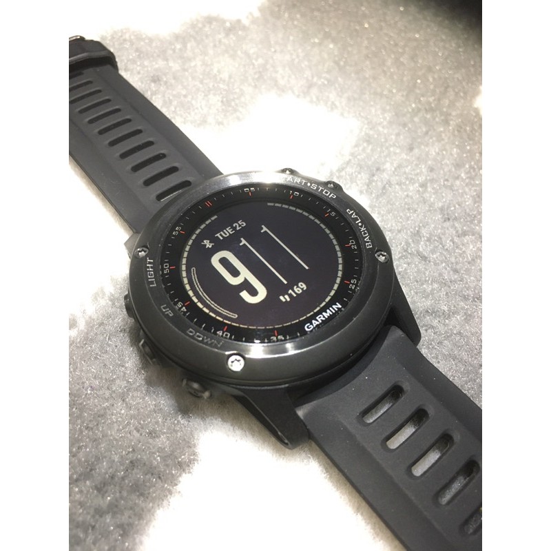 Garmin Fenix 3 hr Black Strap Second Ori