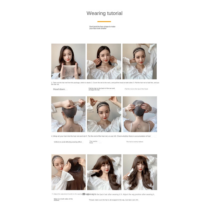 Image of Wig Rambut Model bobo Pendek Lurus Gaya Korea Untuk Wanita #6