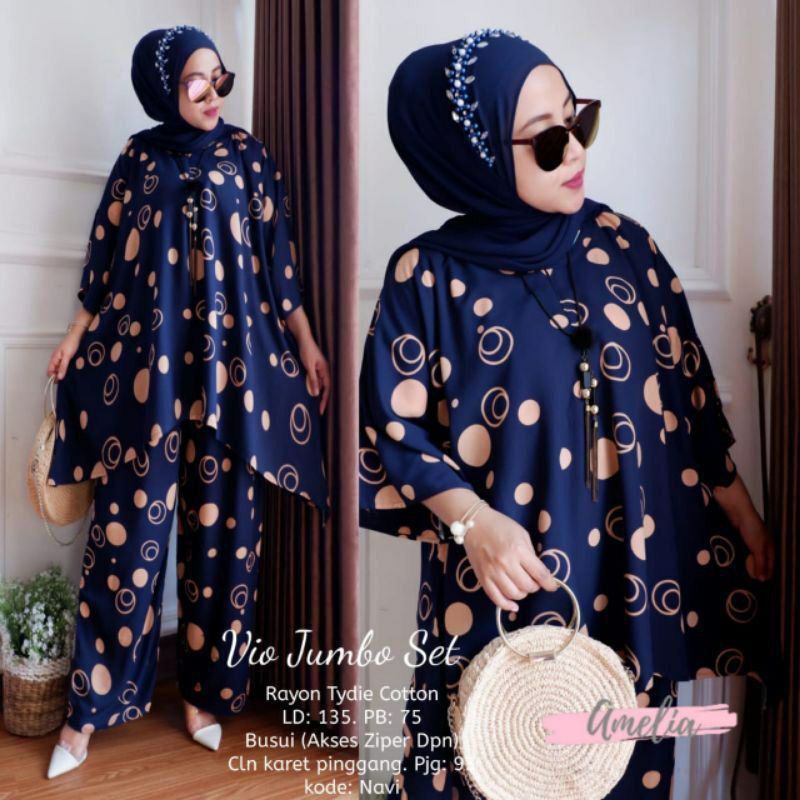 (JUMBO& STANDAR)SETELAN WAKA WAKA//SETELAN CP WAKA MOTIF BUNGA