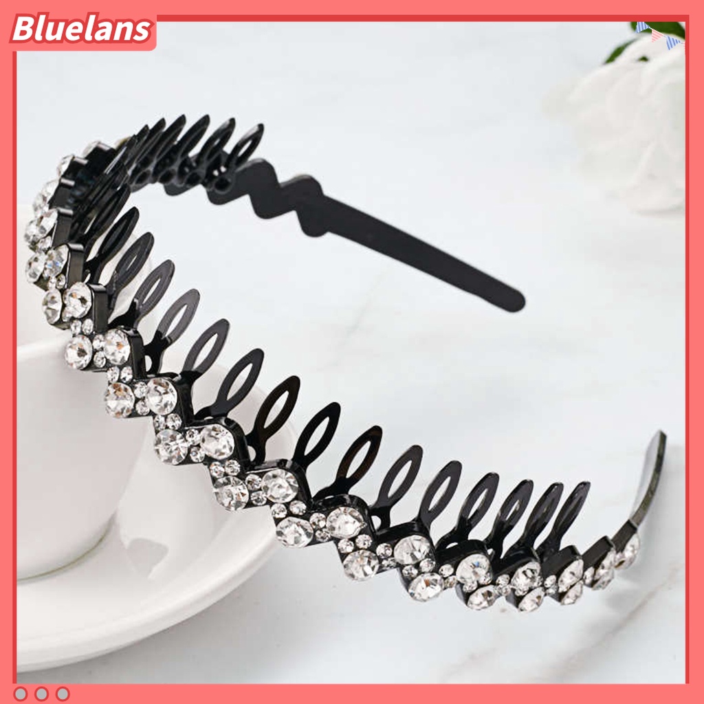 Bluelans Bando Desain Bunga Bahan Plastik Anti slip Untuk Wanita