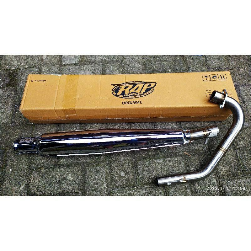 KNALPOT Gl 100 CORBI PLOR RAP MUFFLER LEHER 35 Corbi plorr rap knalpot rap klokor plor