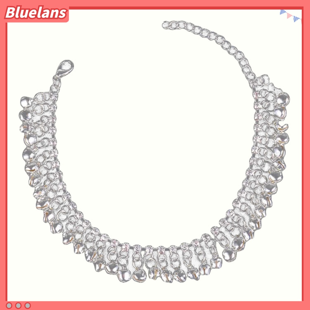 Bluelans Vintage Women Rhinestone Bell Tassel Anklet Foot Chain Bracelet Jewelry Gift