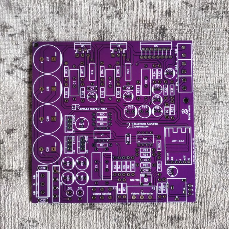 PCB Ampli 2.1 LM1875 TDA7294 bluetooth