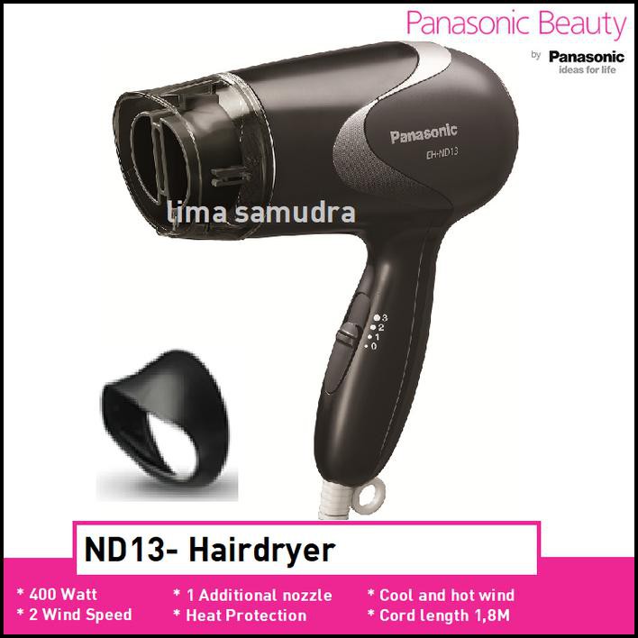 Panasonic Hair Dryer Eh Nd 13 K415 Hitam Pengering Rambut Hdy95