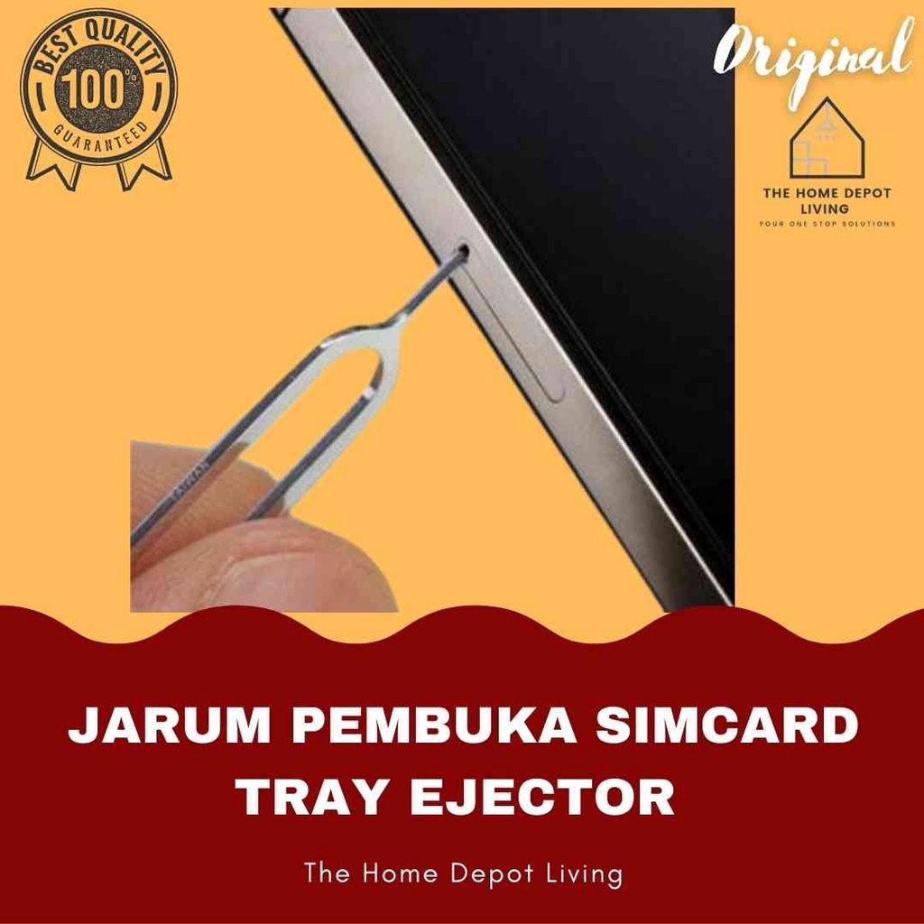 Jarum Pembuka Simcard Tray Ejector Tanpa Bekas Di Casing. Sim Card Tray Pin