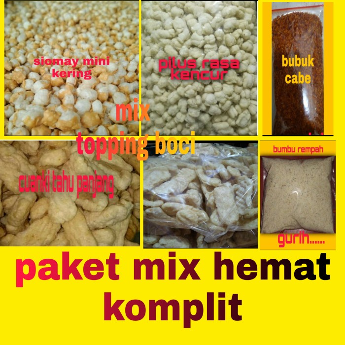 

- BARU PAKET MIX HEMAT 25 BASO ACI/BOCI/SEBLAK/CUANKI