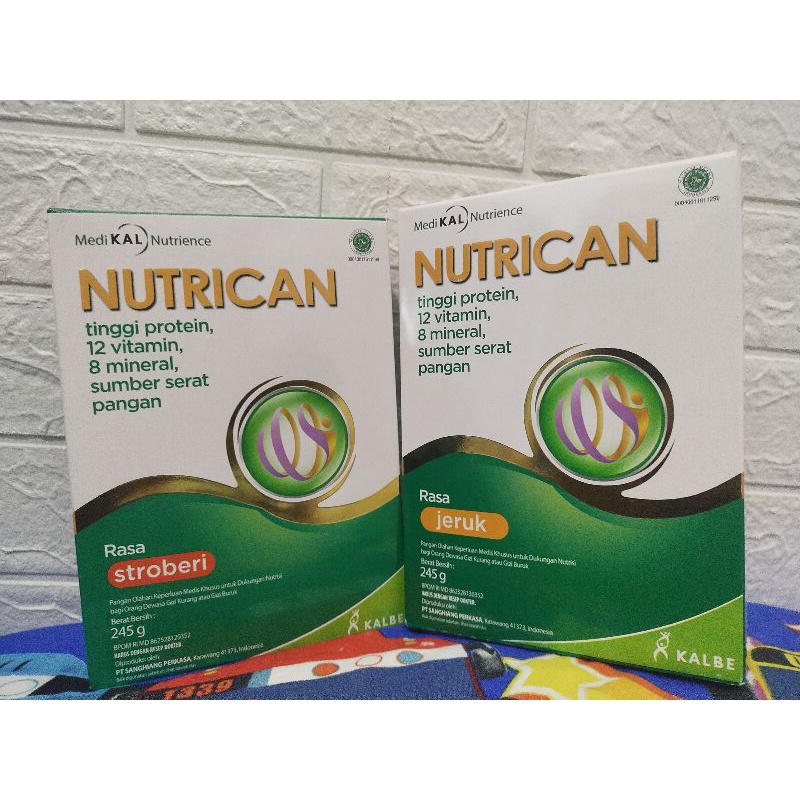 

SUSU NUTRICAN 245Gr Strawberry & Jeruk Suplemen Kanker