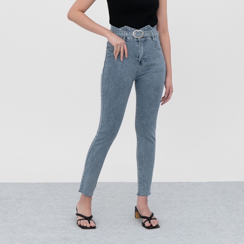 VIERLIN - Jeans 9012 - SKINNY JEANS HW WANITA