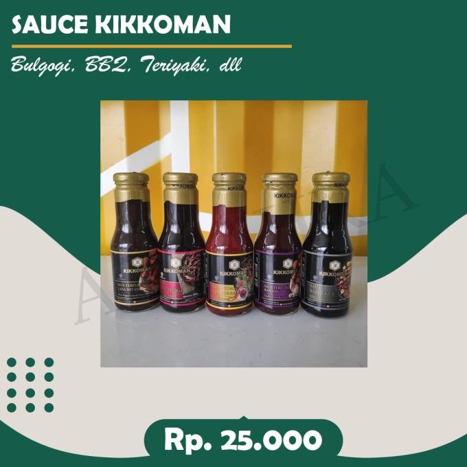 

hanya disini] SAUCE KIKKOMAN BULGOGI TERIYAKI BBQ HALAL SAUCE
