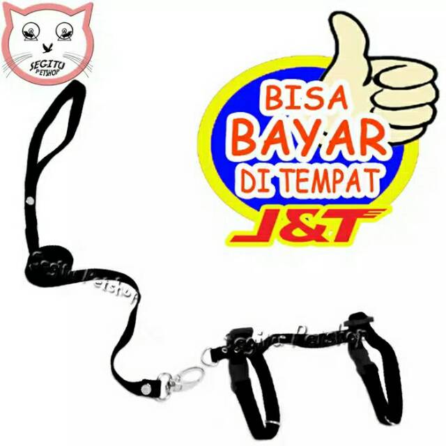 Harness H Tali penuntun hewan Kucing Anjing musang dan hewan peliharaan lainnya