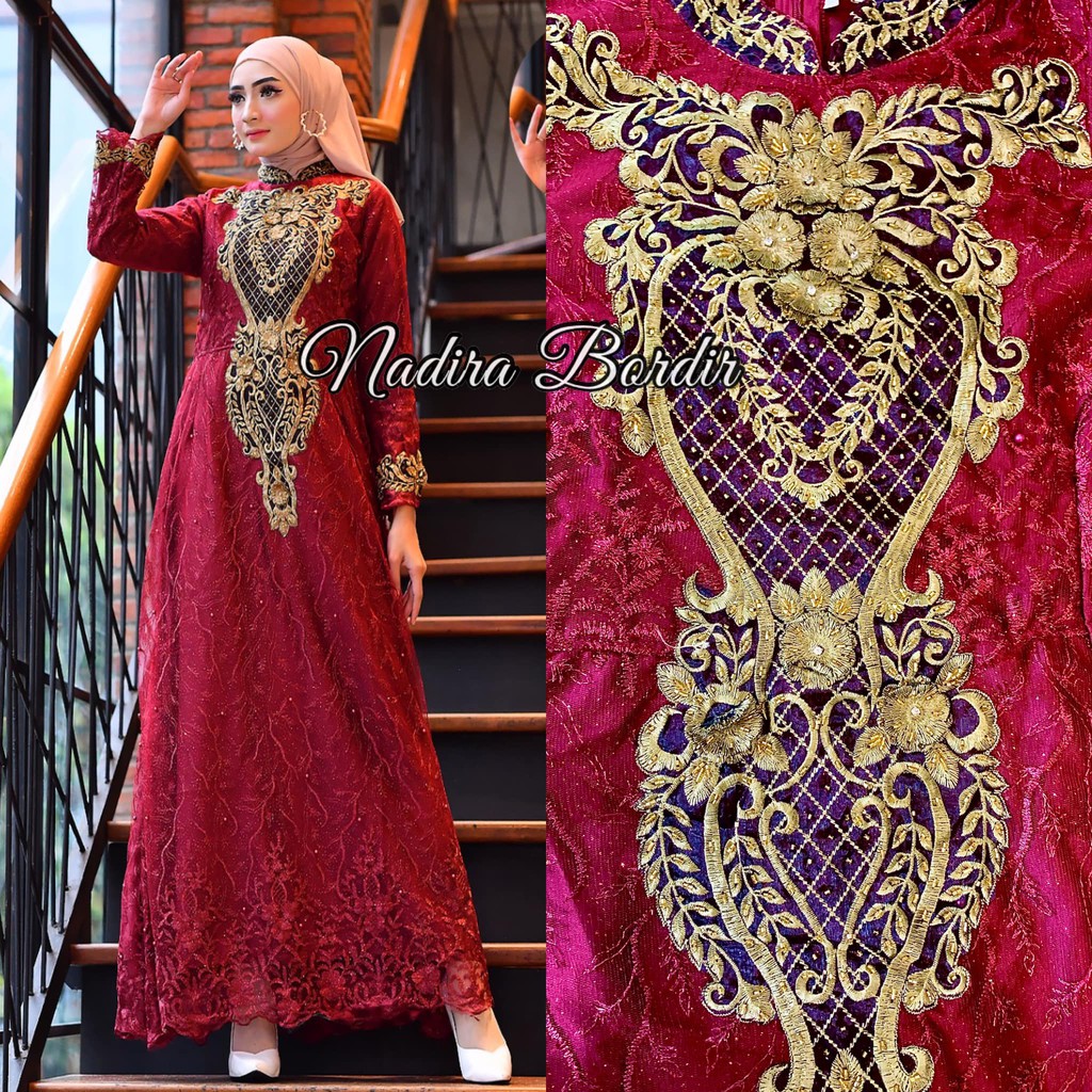 NADIRA DRESS//Gamis Modren//Gamis Terbaru