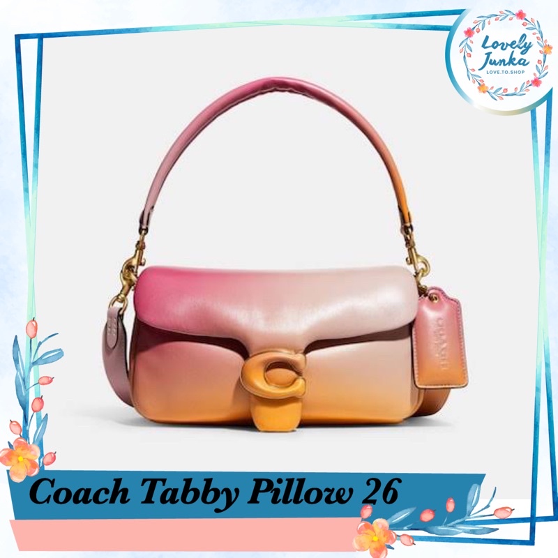 COACH TABBY PILLOW 26 OMBRE PETUNIA MULTI