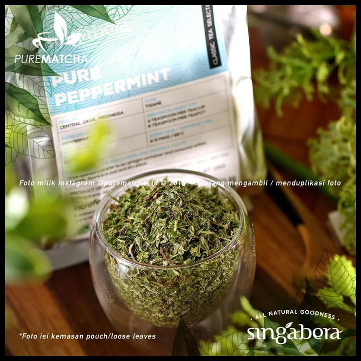 

Singabera Tea - Pure Peppermint 10Gr Sample Mint Teh Tisane Indonesia