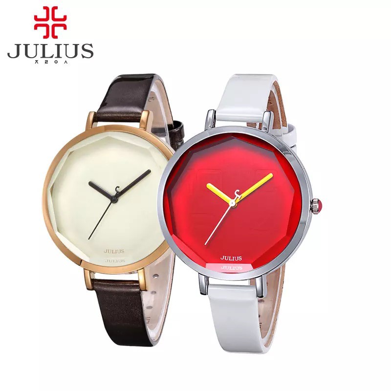 JULIUS JA-534 Jam Tangan Original Wanita Korea Bulat