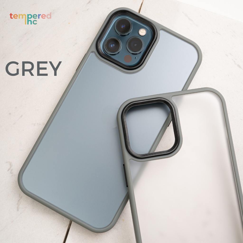 NEW !! Limited NEOHYBRID+ Case Iphone ( Iphone 7-12promax READY !! )-Grey
