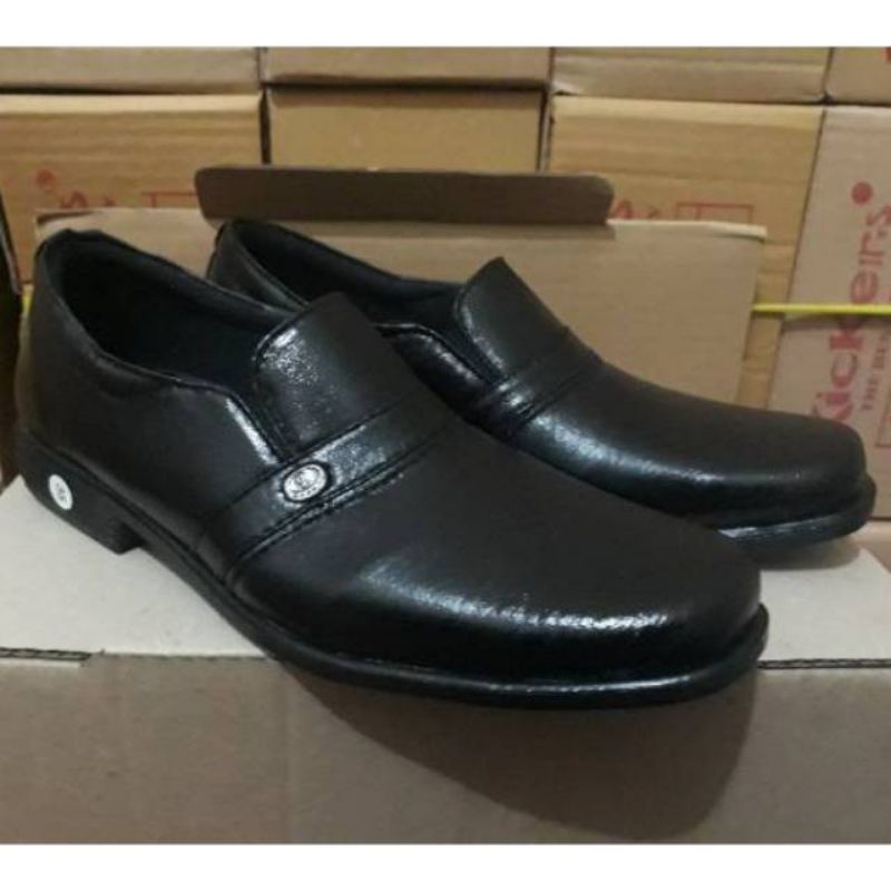 sepatu pantofel pantovel anak sekolah sd smp sma kuliah sekolah hitam  selop slip on